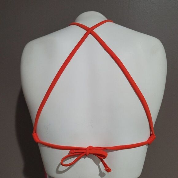 NWT Xhilaration Orange Mesh Bikini Set - Picture 5 of 12